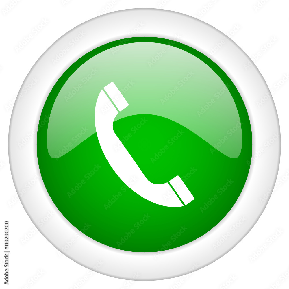 phone round glossy green vector icon on transparent background isolated phone round glossy green vector icon on transparent background isolated