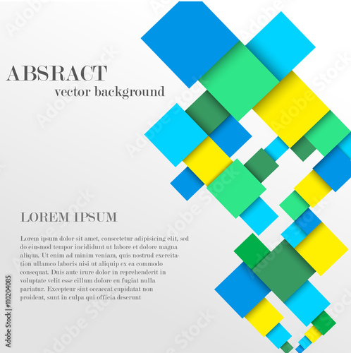 Abstract geometric shape from diamonds