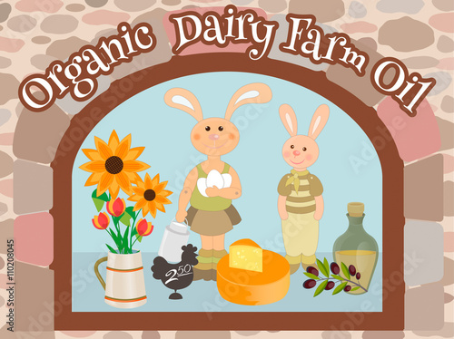 Organic Dairy Farm Oil showcase