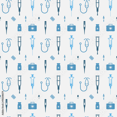 Medicine seamless pattern