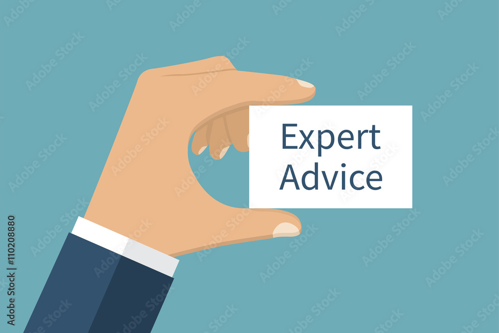 Expert advice, vector Expert advice, vector