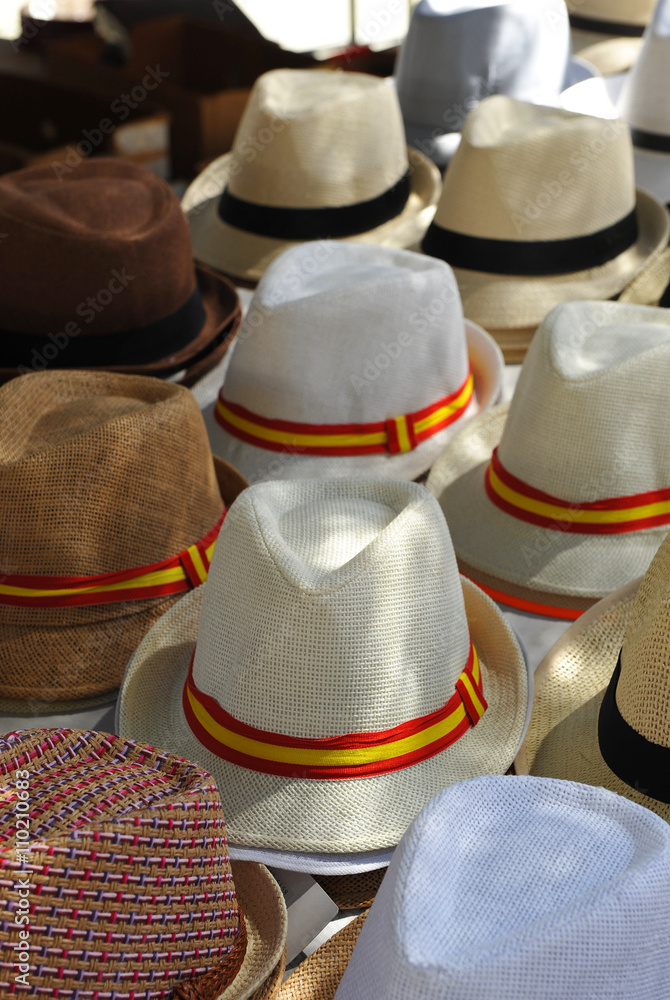 Straw hats for summer