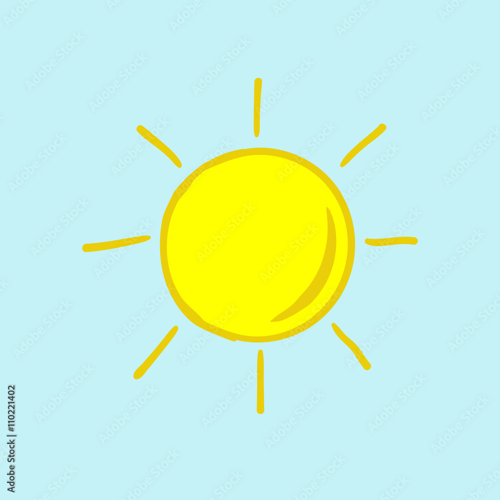 sun vector icon