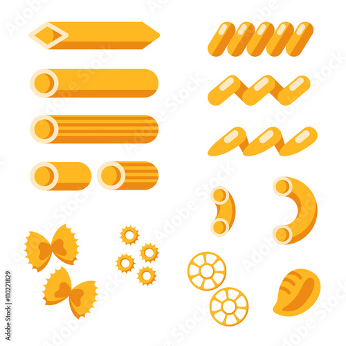 Set of baby icons. Doodle Elements Set. Kids Logos. Flat style color vector symbols isolated on white