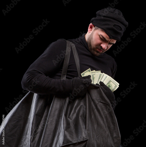 Canvastavla Masked thief