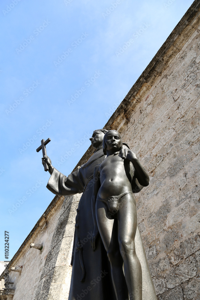 Naklejka premium Statue des Fray Junípero Serra in Havanna