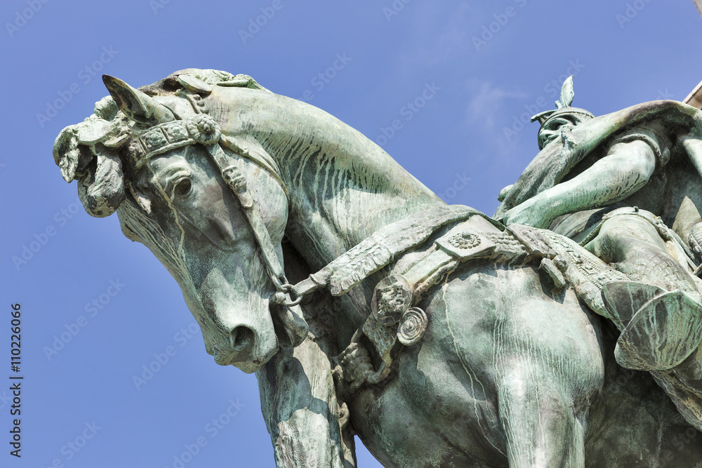 Millennium Memorial in Budapest, Hungary.