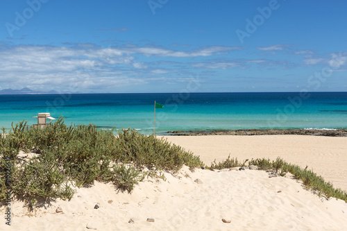 Corralejo Beach on Fuerteventura  Canary Islands