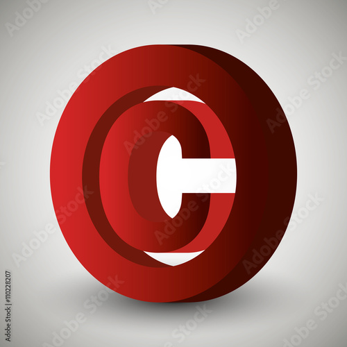 copyright symbol design 