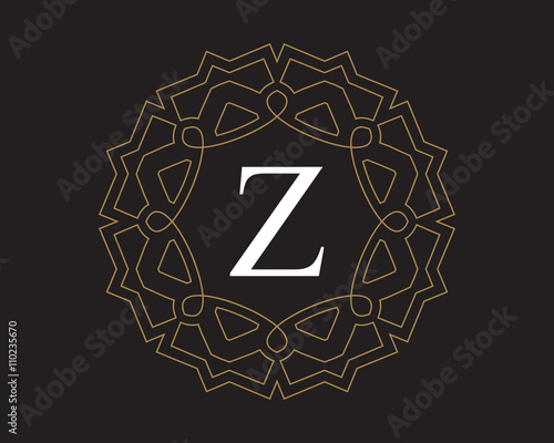 Z Monogram Vintage Classic Letter Logo for Luxury  Business