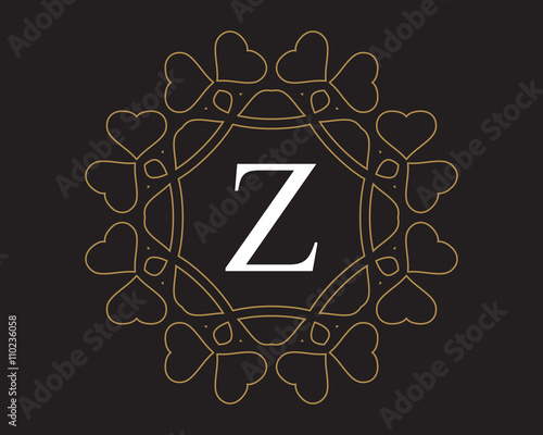 Z Monogram Vintage Classic Letter Logo for Luxury  Business