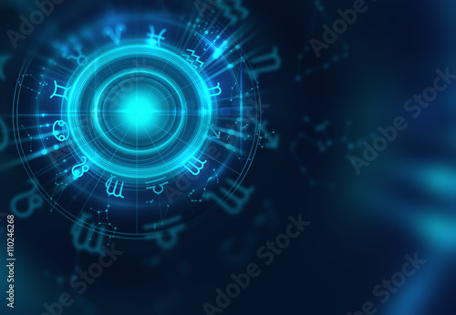 Wallpaper Mural Astrology and alchemy sign background illustration Torontodigital.ca