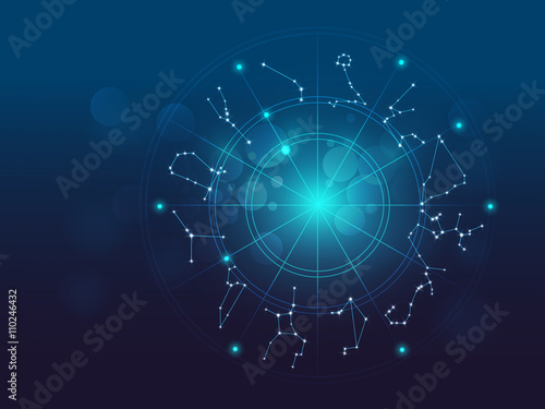 Astrology and alchemy sign background vector illustration