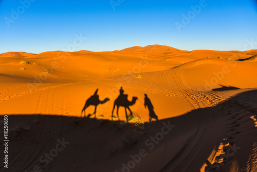 Sands of the Sahara  Morocco 