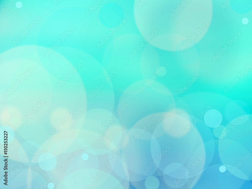 Blue bokeh abstract green background Blue bokeh abstract green background