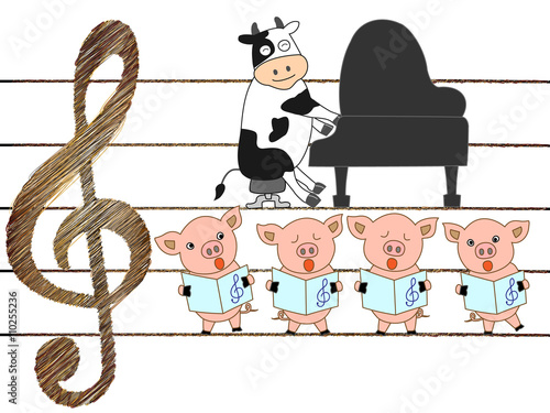 家畜のコンサート