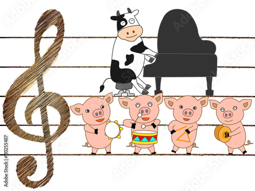 家畜のコンサート