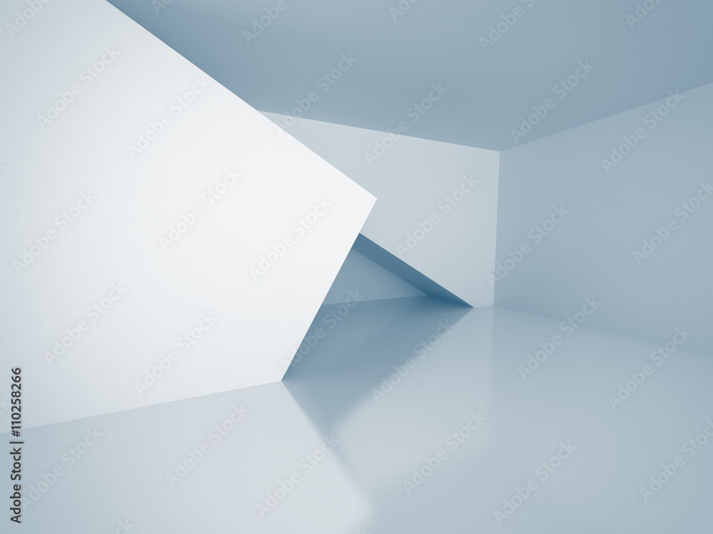 Empty Futuristic Room Architecture Background Empty Futuristic Room Architecture Background