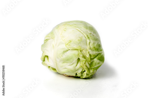 cabbage on white background