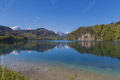 Alpsee lake at Hohenschwangau