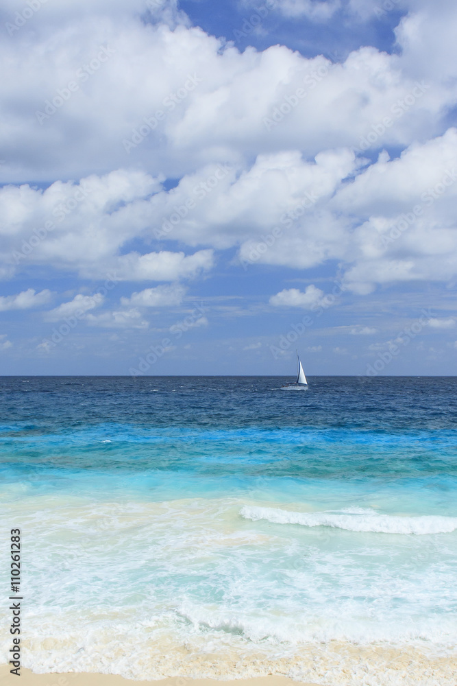 Fototapeta premium La Digue Seychelles