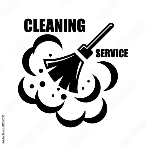 Vector cleaning service icon