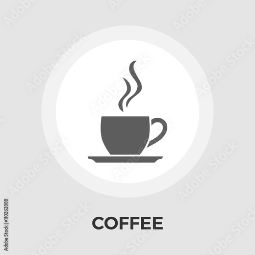 Cup of coffee flat icon
