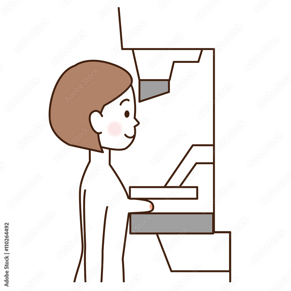 乳がん検診 マンモグラフィー Stock イラスト Adobe Stock