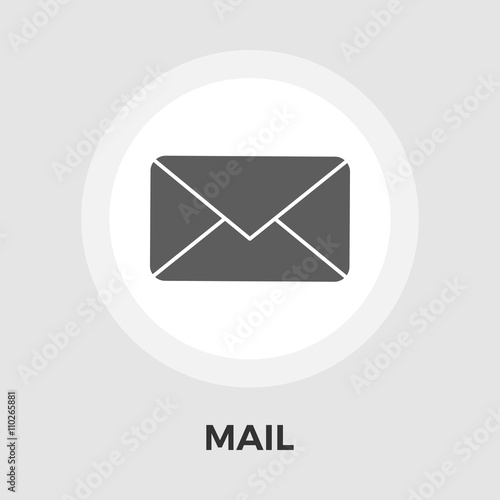 Envelope vector flat icon