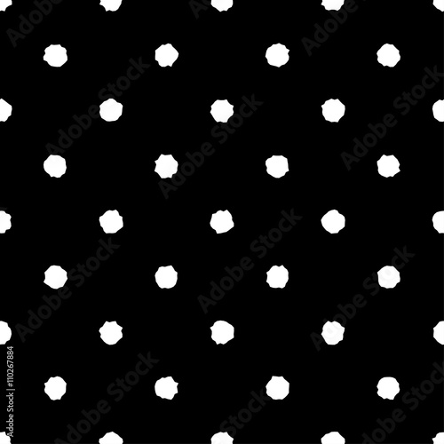 Seamless black and white vector background with abstract geometric shapes. Print. Cloth design, wallpaper.