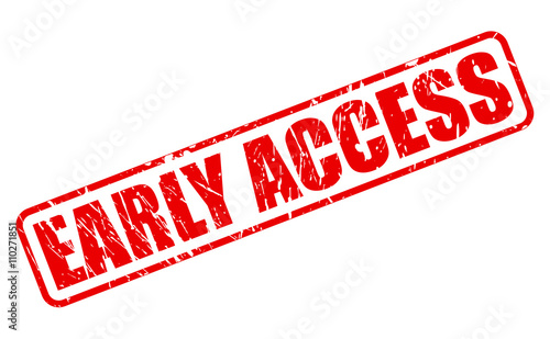 EARLY ACCESS red stamp text