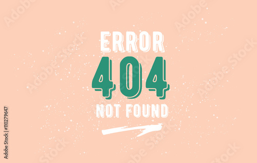 404 error web page. vector design. page not found