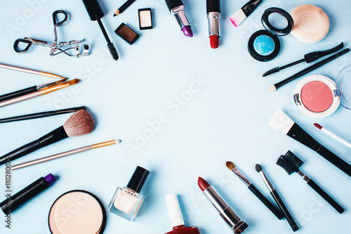 Various Make up and Beauty Products.