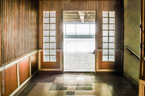 Abandoned Residential Building / Image Of Damaged And Abandoned In Residential Building.