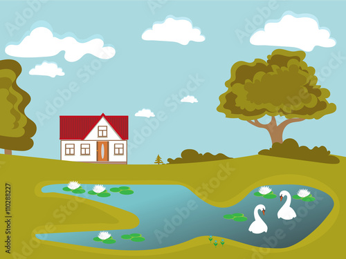 Beautiful house in the country
