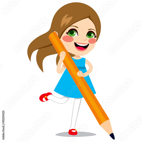 Illustration of cute little...