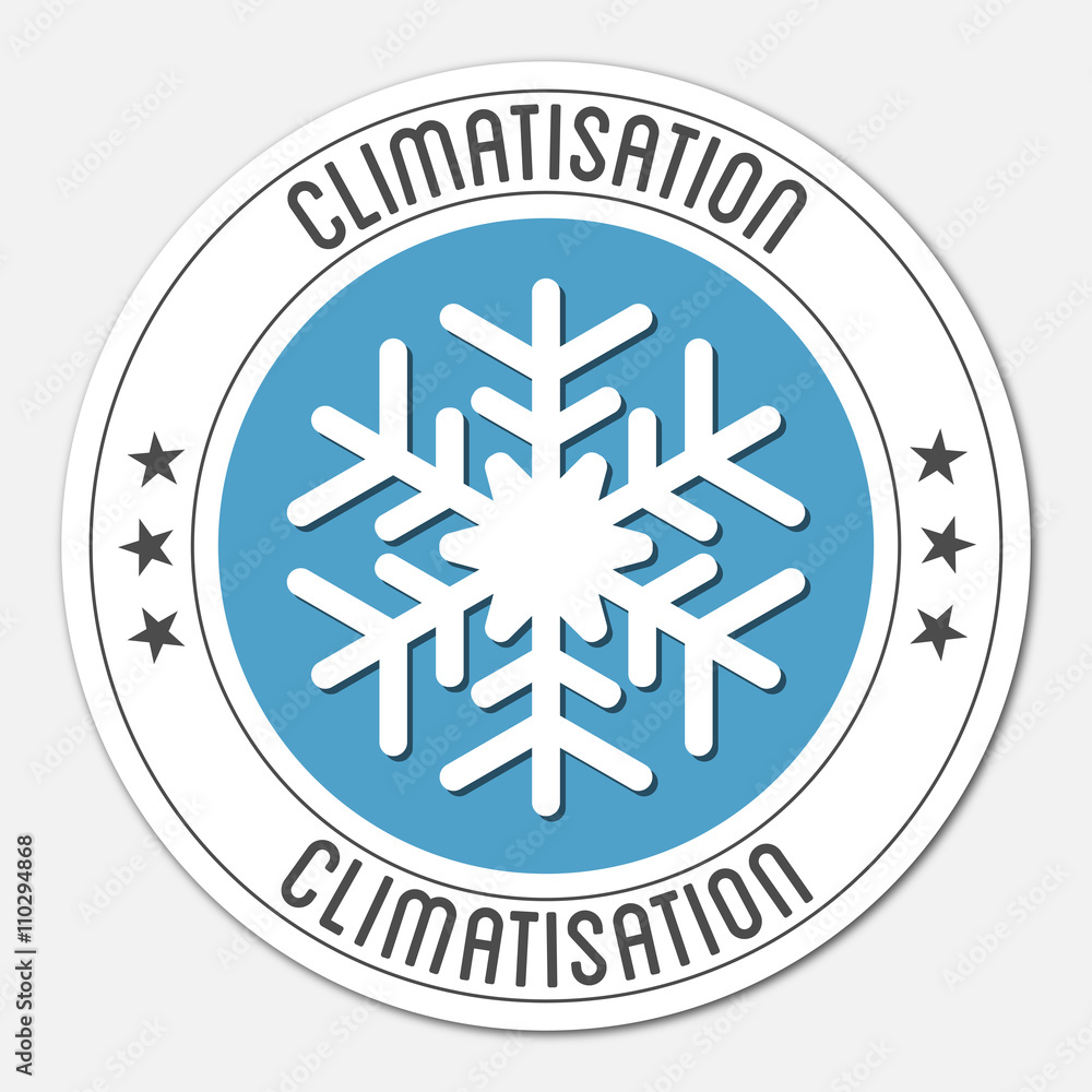 Logo climatisation. Logo climatisation.