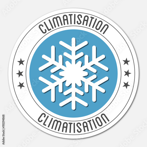 Logo climatisation.