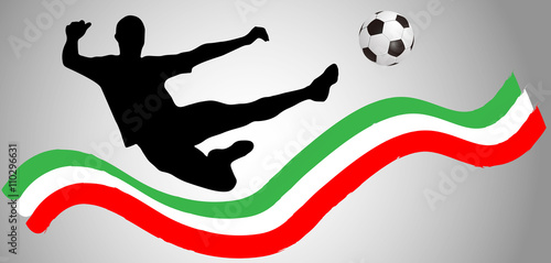 Fußballspieler - Farben Italien