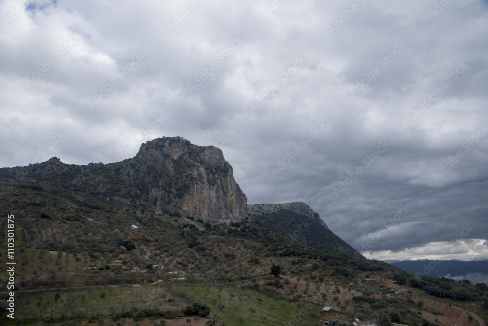 pico del tajo algarín en el municipio del Gastor, Andalucía