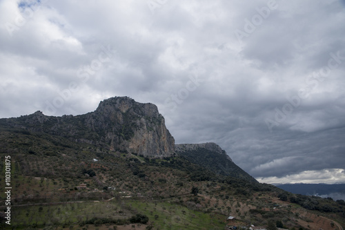 pico del tajo algarín en el municipio del Gastor, Andalucía