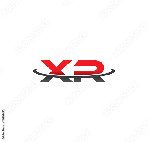 Free Download xr alphabet with swoosh grey and red - GFXLoad
