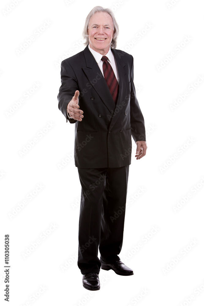 businessman on white businessman on white