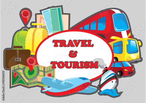 travel icon set