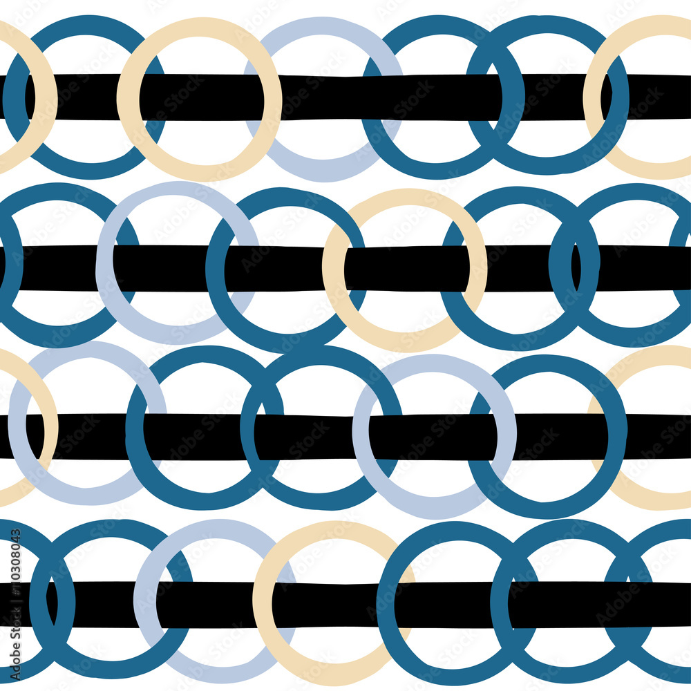 Cute vector geometric seamless pattern . Polka dots and stripes. Brush strokes. Hand drawn grunge texture. Abstract forms. Endless texture can be used for printing onto fabric or paper Cute vector geometric seamless pattern . Polka dots and stripes. Brush strokes. Hand drawn grunge texture. Abstract forms. Endless texture can be used for printing onto fabric or paper