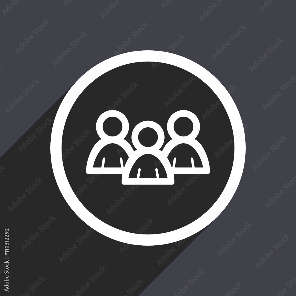 flat design web white and grey vector icon flat design web white and grey vector icon
