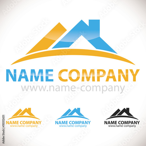logo artisan charpentier toiture maison