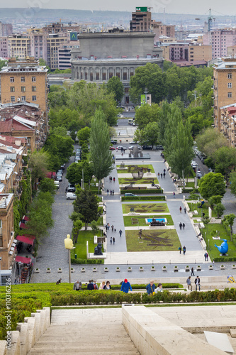 View from Cascade YEREVAN, ARMENIA