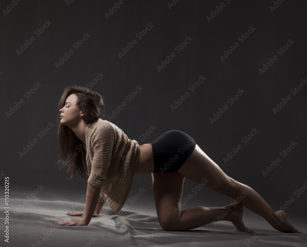 Young beautiful dancer Young beautiful dancer