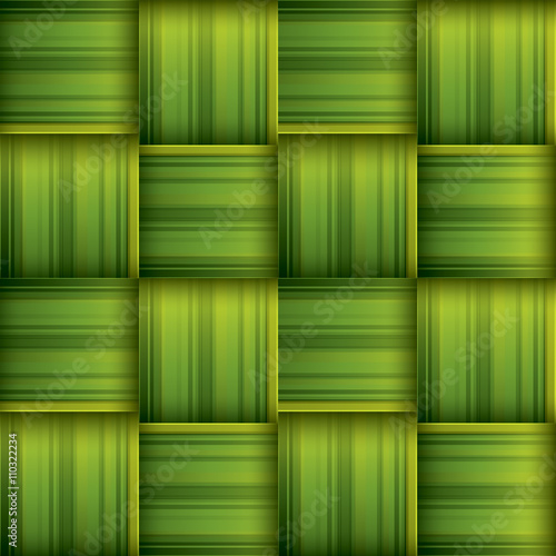 Ketupat (rice dumpling) texture. Woven palm leaf. Seamless background.